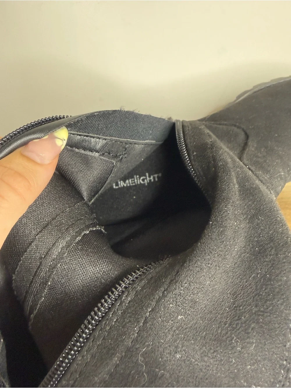 Limelight Black Over-the-Knee Suede Boots